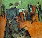 Edvard Munch Death in the Sickroom. oil painting